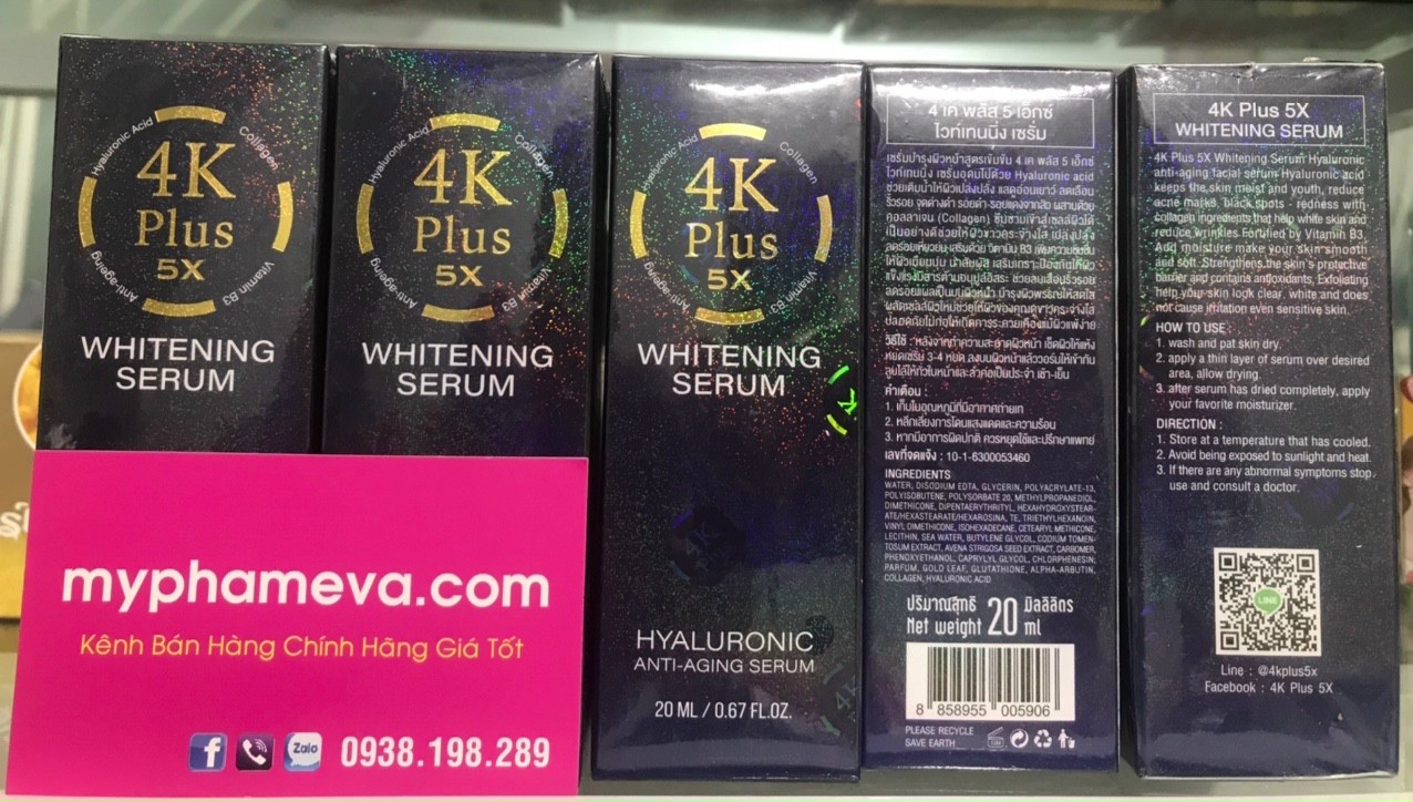 Serm Dưỡng Trắng 4K Plus Thái Lan Chính Hãng Chăm Sóc Mặt-1